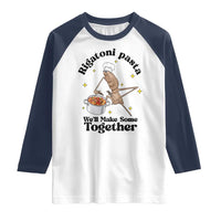 Rigatoni Pasta Chef Marcus The Worm Raglan Shirt We'll Make Some Together Wholesome Weird Meme - Wonder Print Shop