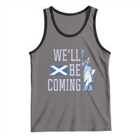 We'll Be Coming Scotland to USA Tank Top Scottish Fans Statue of Liberty - Wonder Print Shop