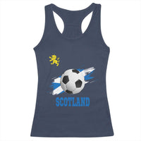 Scotland Soccer Flag Racerback Tank Top Scottish Football Fans Pride - Wonder Print Shop