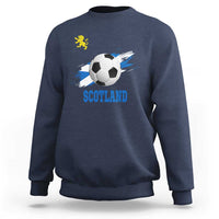 Scotland Soccer Flag Sweatshirt Scottish Football Fans Pride - Wonder Print Shop