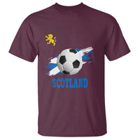 Scotland Soccer Flag T Shirt Scottish Football Fans Pride - Wonder Print Shop