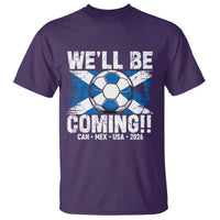 We’ll Be Coming Soccer T Shirt Scotland Flag Pride Football Fans - Wonder Print Shop