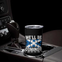 We’ll Be Coming Soccer Tumbler Cup Scotland Flag Pride Football Fans - Wonder Print Shop