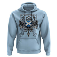 Scottish Heritage Crest Gothic Hoodie Medieval Flag and Sword Celtic Pride - Wonder Print Shop