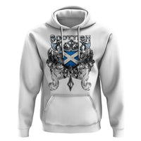 Scottish Heritage Crest Gothic Hoodie Medieval Flag and Sword Celtic Pride - Wonder Print Shop