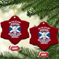 On the 8th Day God Created the Scottish Ceramic Ornament Funny Heroic Scotland Pride - Wonder Print Shop