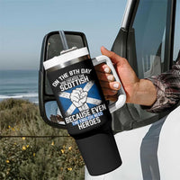 On the 8th Day God Created the Scottish Tumbler With Handle Funny Heroic Scotland Pride - Wonder Print Shop