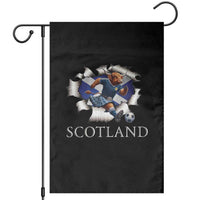 Funny Highland Cow in Kilt Footballer Garden Flag We'll Be Coming Scottish Pride Football Fans - Wonder Print Shop