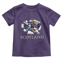 Funny Highland Cow in Kilt Footballer Toddler T Shirt We'll Be Coming Scottish Pride Football Fans - Wonder Print Shop