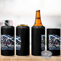 Scottish Warrior 4 in 1 Can Cooler Tumbler Brave Highland Hero Scotland Flag - Wonder Print Shop