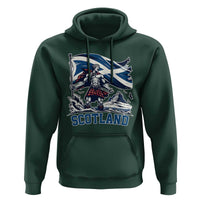 Scottish Warrior Hoodie Brave Highland Hero Scotland Flag - Wonder Print Shop
