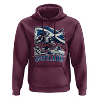 Scottish Warrior Hoodie Brave Highland Hero Scotland Flag - Wonder Print Shop