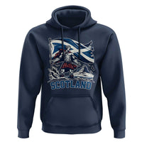 Scottish Warrior Hoodie Brave Highland Hero Scotland Flag - Wonder Print Shop