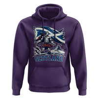 Scottish Warrior Hoodie Brave Highland Hero Scotland Flag - Wonder Print Shop
