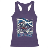Scottish Warrior Racerback Tank Top Brave Highland Hero Scotland Flag - Wonder Print Shop