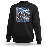 Scottish Warrior Sweatshirt Brave Highland Hero Scotland Flag - Wonder Print Shop