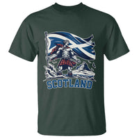 Scottish Warrior T Shirt Brave Highland Hero Scotland Flag - Wonder Print Shop