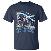 Scottish Warrior T Shirt Brave Highland Hero Scotland Flag - Wonder Print Shop