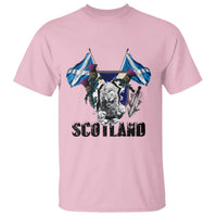 Roaring Scottish Lion Crest T Shirt Thistle Scotland Flag Emblem for Brave Highlanders - Wonder Print Shop