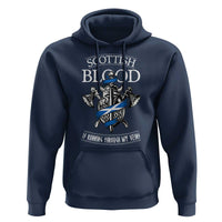 Scottish Blood Running Through My Veins Hoodie Viking Axe and Sword Heritage - Wonder Print Shop