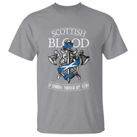Scottish Blood Running Through My Veins T Shirt Viking Axe and Sword Heritage - Wonder Print Shop