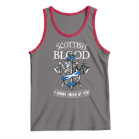 Scottish Blood Running Through My Veins Tank Top Viking Axe and Sword Heritage - Wonder Print Shop