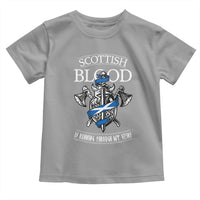Scottish Blood Running Through My Veins Toddler T Shirt Viking Axe and Sword Heritage - Wonder Print Shop