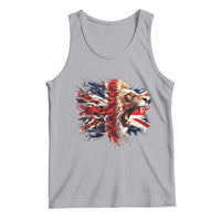 Roaring British Lion Flag Tank Top Union Jack UK Pride - Wonder Print Shop