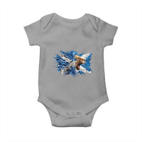 Roaring Scottish Lion Baby Onesie Braveheart Scotland Flag Pride - Wonder Print Shop