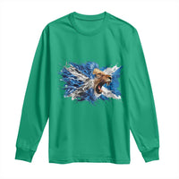 Roaring Scottish Lion Long Sleeve Shirt Braveheart Scotland Flag Pride - Wonder Print Shop