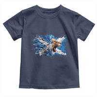 Roaring Scottish Lion Toddler T Shirt Braveheart Scotland Flag Pride - Wonder Print Shop