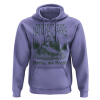 Protect Our National Parks Hoodie Parks Not Profits Retro Bear Nature Graphic