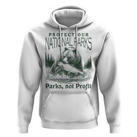 Protect Our National Parks Hoodie Parks Not Profits Retro Bear Nature Graphic