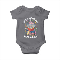 Its A Good Day To Read Book Baby Onesie Cute Elephant Reading Across America