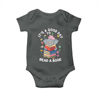Its A Good Day To Read Book Baby Onesie Cute Elephant Reading Across America