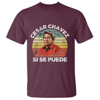 Cesar Chavez T Shirt Si Se Puede Mexican Hispanic Heritage Month Vintage