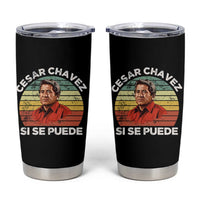 Cesar Chavez Tumbler Cup Si Se Puede Mexican Hispanic Heritage Month Vintage