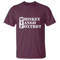 WTF Whiskey Tango Foxtrot T Shirt Military Phonetic Alphabet Funny