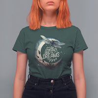 Dragonfly T Shirt For Women Follow Your Dream Moon Child Dragonfly Dreamer Inspirational Shirt for Women, Dragonfly T-shirt, Dragonfly Gift, Insect Lover Shirt, Spiritual Shirt - Wonder Print Shop