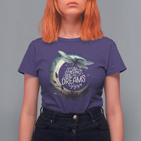 Dragonfly T Shirt For Women Follow Your Dream Moon Child Dragonfly Dreamer Inspirational Shirt for Women, Dragonfly T-shirt, Dragonfly Gift, Insect Lover Shirt, Spiritual Shirt - Wonder Print Shop
