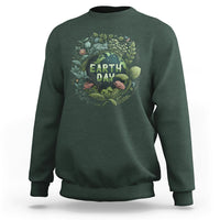 Earth Day Sweatshirt Go Planet Go Green Raise Environmental Crisis Awareness - Wonder Print Shop