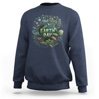 Earth Day Sweatshirt Go Planet Go Green Raise Environmental Crisis Awareness - Wonder Print Shop
