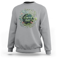 Earth Day Sweatshirt Go Planet Go Green Raise Environmental Crisis Awareness - Wonder Print Shop