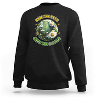 Earth Day Sweatshirt Save The Bees Save The Planet Raise Environmental Awareness Go Green Go Planet - Wonder Print Shop