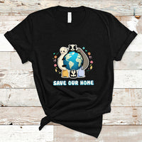 Earth Day T Shirt Wildlife Save Our Home Animals Raise Environmental Awareness - Wonder Print Shop