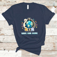 Earth Day T Shirt Wildlife Save Our Home Animals Raise Environmental Awareness - Wonder Print Shop
