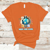 Earth Day T Shirt Wildlife Save Our Home Animals Raise Environmental Awareness - Wonder Print Shop