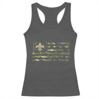 Scout Law Values Racerback Tank Top American Camo Flag Retro Vintage