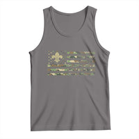 Scout Law Values Tank Top American Camo Flag Retro Vintage