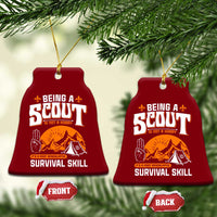 Funny Scout Ceramic Ornament Being A Scout Is Not A Hobby Survival Skill Adventure - Wonder Print Shop